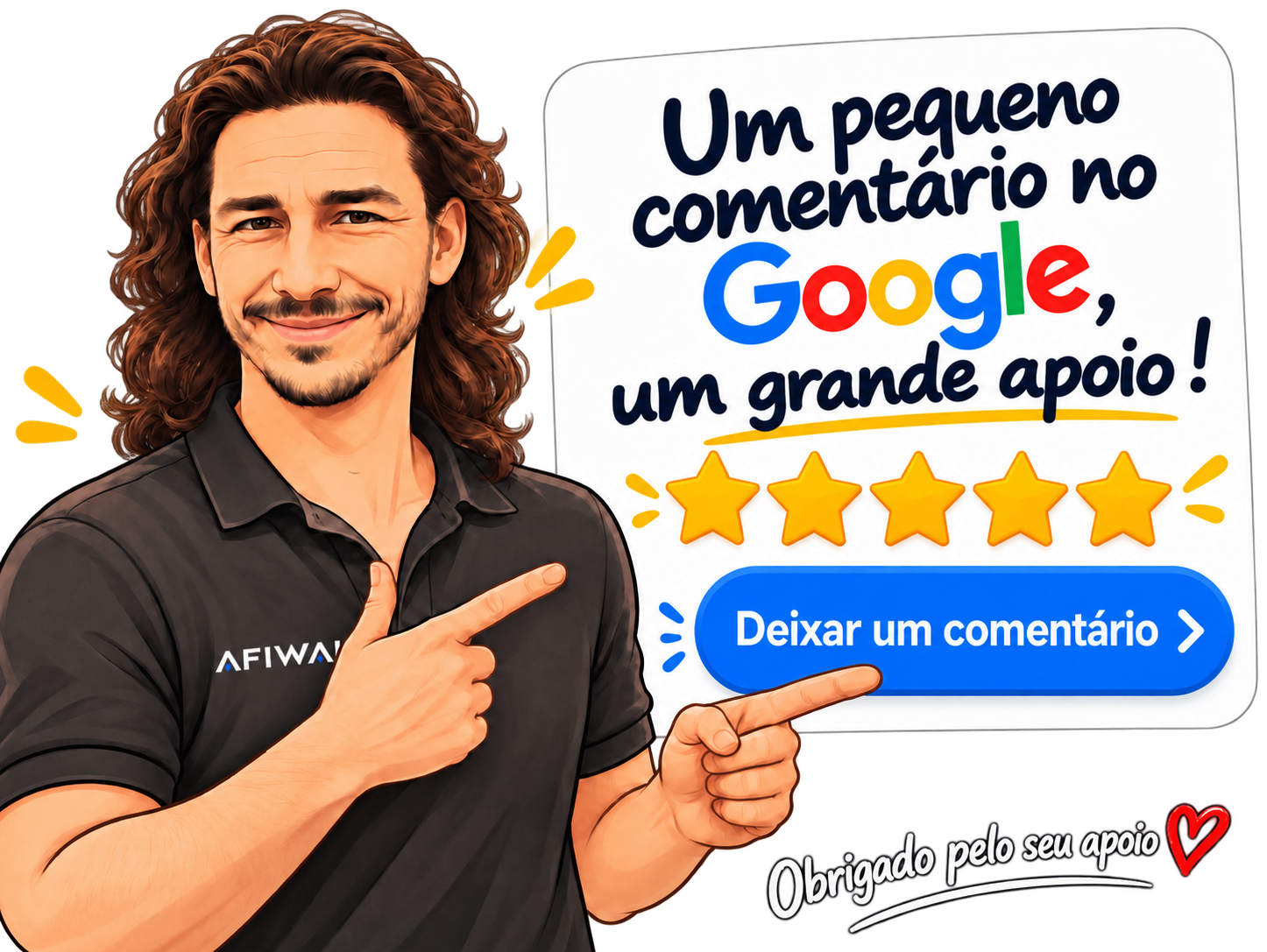 Avaliações Google AFIWAI